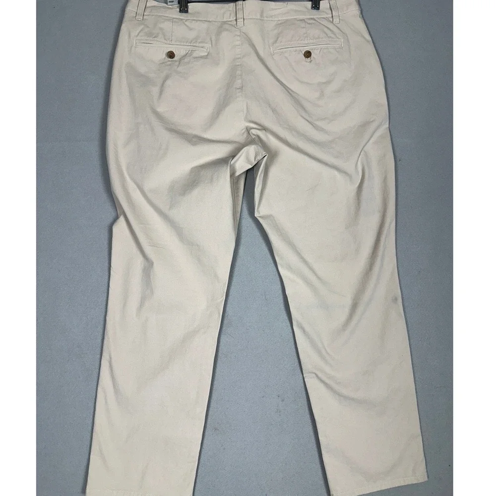 Bonobos Pants Mens 38X30 Beige Athletic Fit Chinos Stretch Flat Front Straight